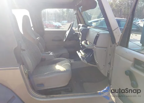 1999 Jeep Wrangler Sport из США, поврежденный, VIN 1J4FY19S9XP454305